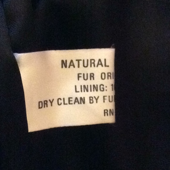 Vintage Black Rabbit Fur Jacket Or Vest - Picture 9 of 9